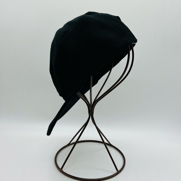 FLAG & SYMBOL MENS BLACK SNAPBACK LA ADJUSTABLE HAT - Picture 3 of 7
